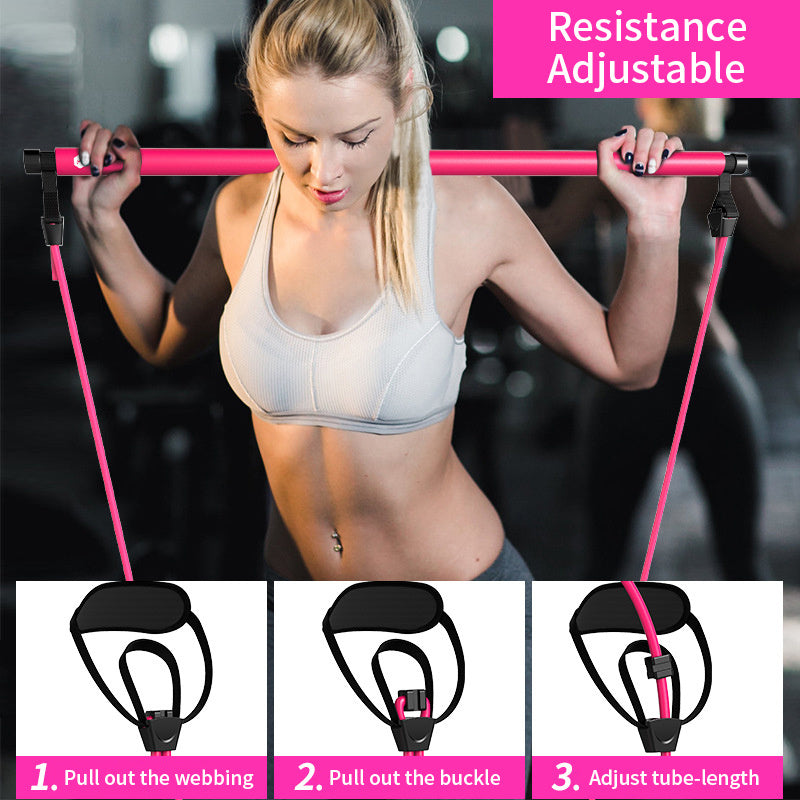 Golden Rage Power Band – 8-in-1 Resistance Workout Kit for Women